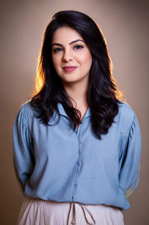 Clean studio headshot